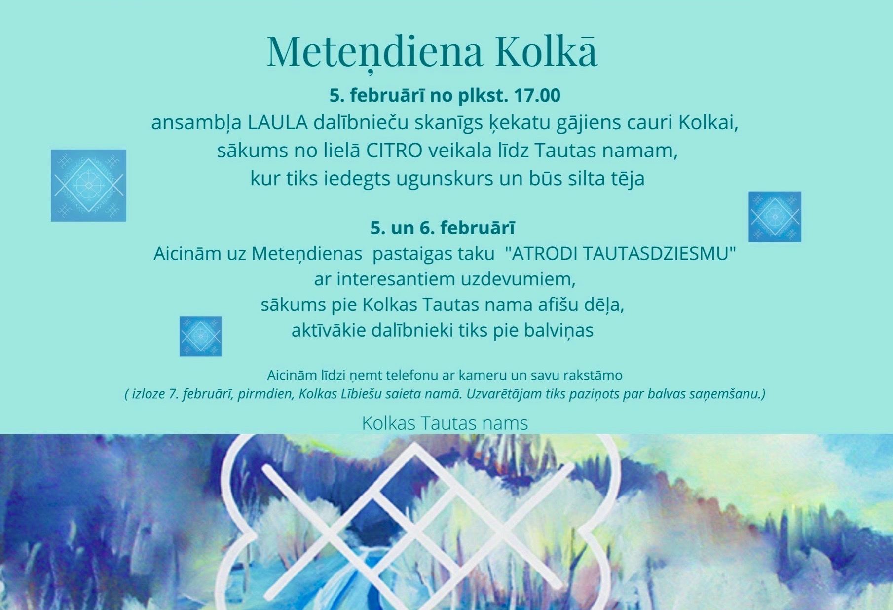 Meteņi ir klāt! Arī Kolkā un Ventspilī