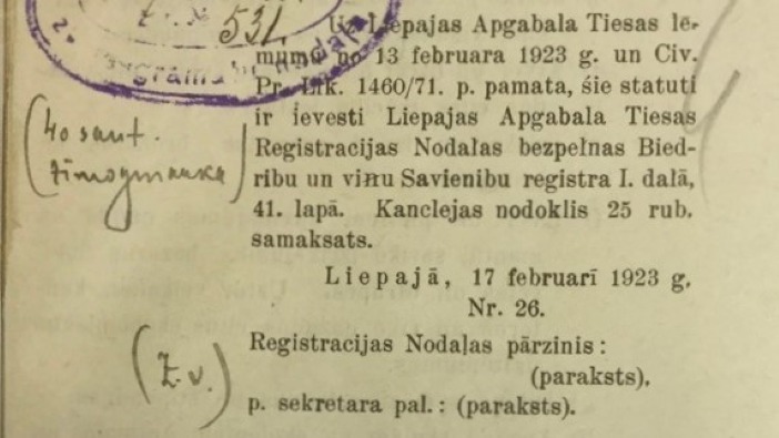 Līvu savienības statūtiem 100