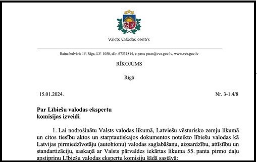 Apstiprināta lībiešu valodas ekspertu komisija