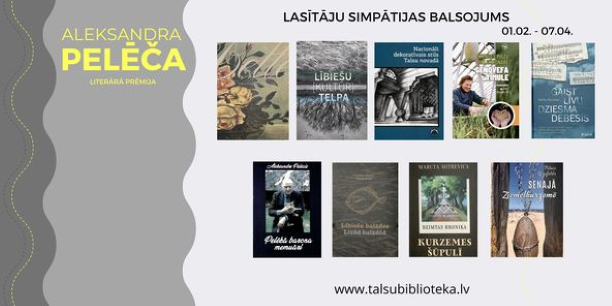 Izvirzīti Aleksandra Pelēča literārās prēmijas kandidāti