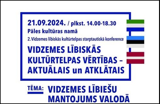 Vidzemes lībiskās kultūrtelpas vērtības – aktuālais un atklātais