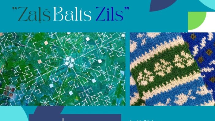 Izstāde “ZaļšBaltsZils” Kolkā